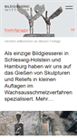 Mobile Screenshot of bildgiesserei-wittkamp.de